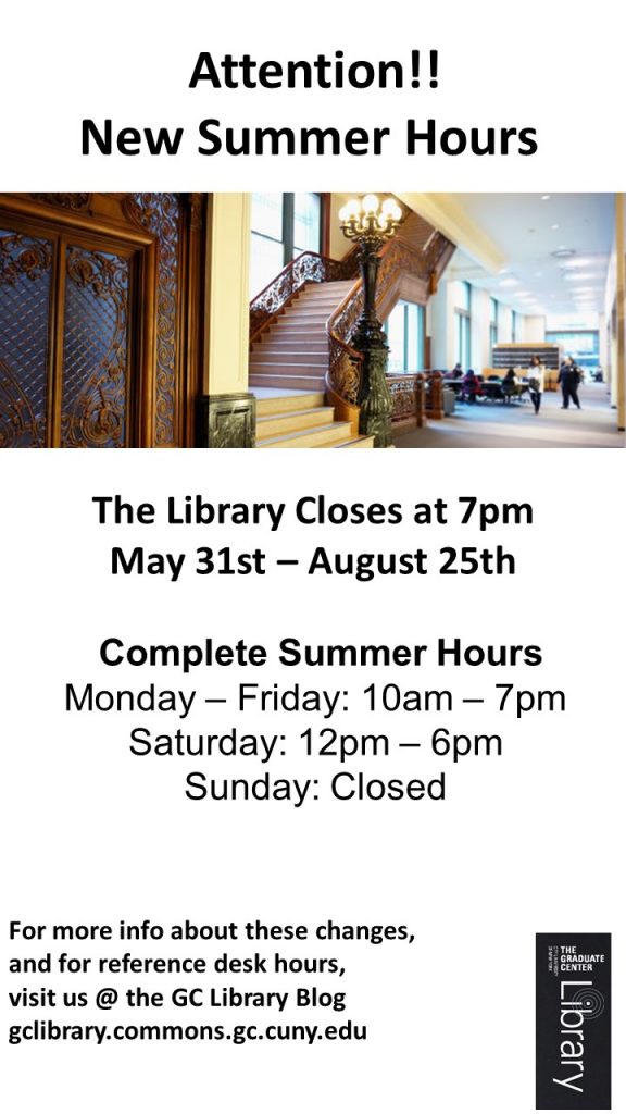 Summer Hours