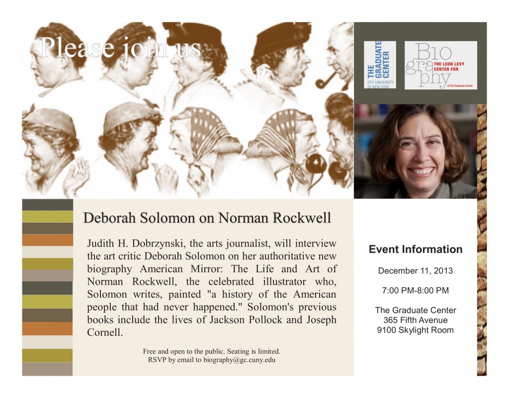 Deborah Solomon on Norman Rockwell