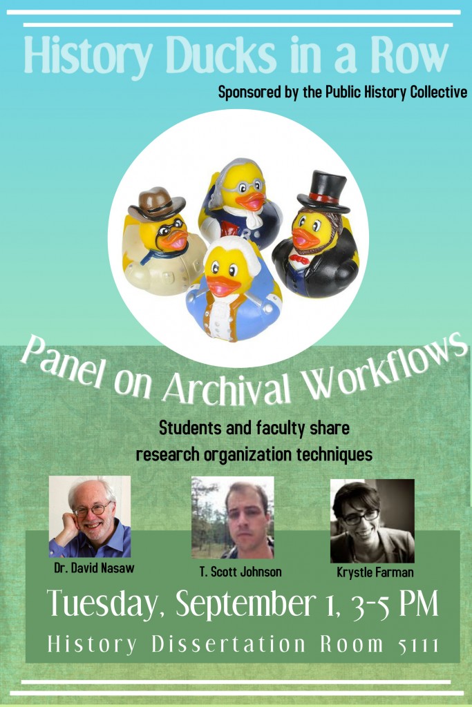 Archival Workflows Panel
