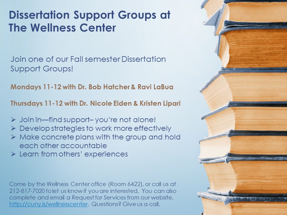 dissertation support group